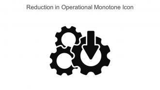Reduction In Operational Monotone Icon In Powerpoint Pptx Png And Editable Eps Format