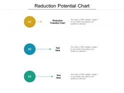 Reduction potential chart ppt powerpoint presentation model tips cpb