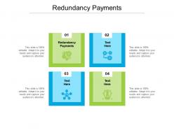 Redundancy payments ppt powerpoint presentation infographic template template cpb