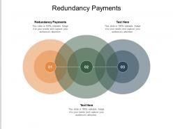 Redundancy payments ppt powerpoint presentation show example cpb