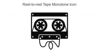 Reel To Reel Tape Monotone Icon In Powerpoint Pptx Png And Editable Eps Format