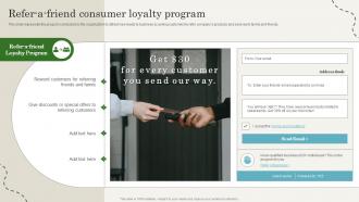 Refer A Friend Consumer Loyalty Program CRM Marketing Guide To Enhance MKT SS