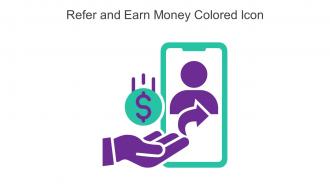 Refer And Earn Money Colored Icon In Powerpoint Pptx Png And Editable Eps Format