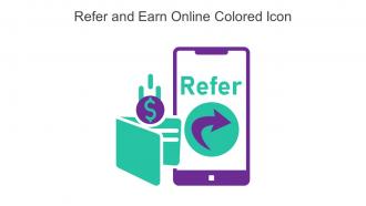 Refer And Earn Online Colored Icon In Powerpoint Pptx Png And Editable Eps Format