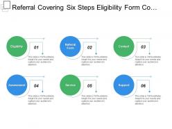 Referral covering six steps eligibility form contact assessment service and support