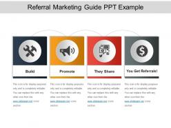 Referral marketing guide ppt example