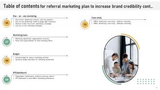 Referral Marketing Plan To Increase Brand Credibility Strategy CD V Ideas Attractive