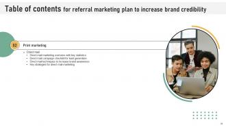 Referral Marketing Plan To Increase Brand Credibility Strategy CD V Visual Attractive