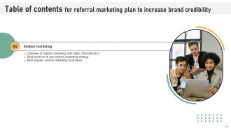 Referral Marketing Plan To Increase Brand Credibility Strategy CD V Idea Graphical