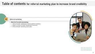 Referral Marketing Plan To Increase Brand Credibility Strategy CD V Appealing Graphical