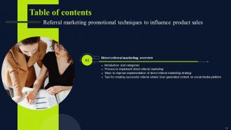 Referral Marketing Promotional Techniques To Influence Product Sales Powerpoint Presentation Slides MKT CD V Downloadable Customizable