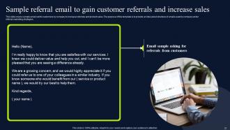 Referral Marketing Promotional Techniques To Influence Product Sales Powerpoint Presentation Slides MKT CD V Appealing Customizable