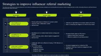 Referral Marketing Promotional Techniques To Influence Product Sales Powerpoint Presentation Slides MKT CD V Downloadable Compatible