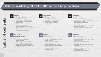 Referral Marketing Strategies To Reach Target Audience Powerpoint Presentation Slides MKT CD V Researched Interactive