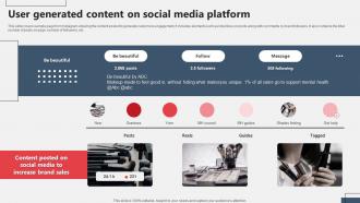 Referral Marketing User Generated Content On Social Media Platform MKT SS V