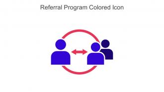 Referral Program Colored Icon In Powerpoint Pptx Png And Editable Eps Format