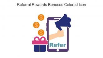Referral Rewards Bonuses Colored Icon In Powerpoint Pptx Png And Editable Eps Format