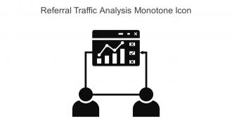 Referral Traffic Analysis Monotone Icon In Powerpoint Pptx Png And Editable Eps Format