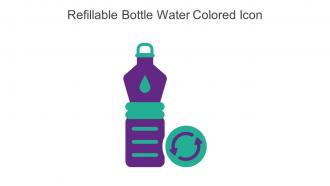 Refillable Bottle Water Colored Icon In Powerpoint Pptx Png And Editable Eps Format