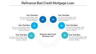 Refinance bad credit mortgage loan ppt powerpoint presentation layouts example topics cpb