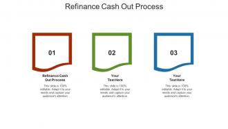 Refinance cash out process ppt powerpoint presentation infographic template layout cpb