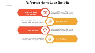 Refinance home loan benefits ppt powerpoint presentation model layout ideas cpb