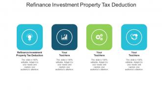 Refinance investment property tax deduction ppt powerpoint presentation summary influencers cpb