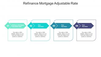Refinance mortgage adjustable rate ppt powerpoint presentation icon mockup cpb