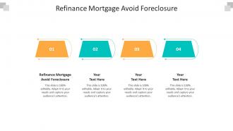 Refinance mortgage avoid foreclosure ppt powerpoint presentation portfolio example cpb