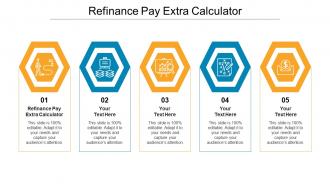 Refinance pay extra calculator ppt powerpoint presentation professional graphics cpb