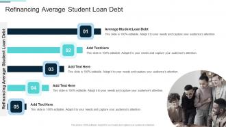 Refinancing Average Student Loan Debt In Powerpoint And Google Slides Cpb