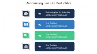 Refinancing fee tax deductible ppt powerpoint presentation layouts pictures cpb