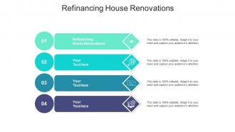 Refinancing house renovations ppt powerpoint presentation layouts grid cpb