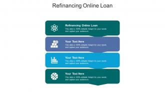 Refinancing online loan ppt powerpoint presentation icon outline cpb