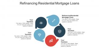 Refinancing residential mortgage loans ppt powerpoint presentation styles icon cpb