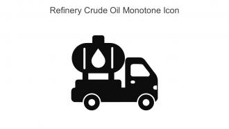 Refinery Crude Oil Monotone Icon In Powerpoint Pptx Png And Editable Eps Format