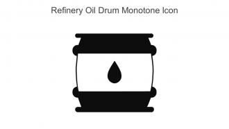 Refinery Oil Drum Monotone Icon In Powerpoint Pptx Png And Editable Eps Format