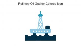 Refinery Oil Gusher Colored Icon In Powerpoint Pptx Png And Editable Eps Format