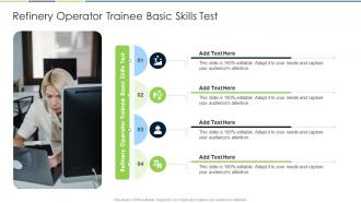 Refinery Operator Trainee Basic Skills Test In Powerpoint And Google Slides Cpp