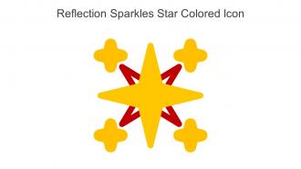 Reflection Sparkles Star Colored Icon In Powerpoint Pptx Png And Editable Eps Format