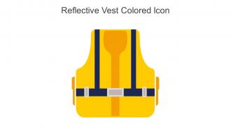 Reflective Vest Colored Icon In Powerpoint Pptx Png And Editable Eps Format