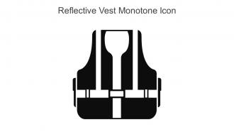 Reflective Vest Monotone Icon In Powerpoint Pptx Png And Editable Eps Format
