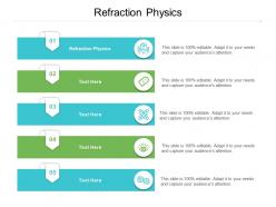 Refraction physics ppt powerpoint presentation ideas infographic template cpb