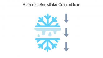 Refreeze Snowflake Colored Icon In Powerpoint Pptx Png And Editable Eps Format