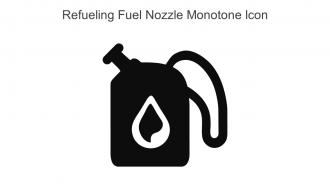 Refueling Fuel Nozzle Monotone Icon In Powerpoint Pptx Png And Editable Eps Format