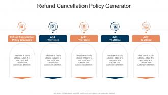 Refund Cancellation Policy Generator In Powerpoint And Google Slides Cpb