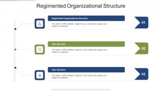 Regimented Organizational Structure In Powerpoint And Google Slides Cpb
