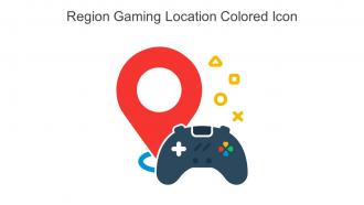 Region Gaming Location Colored Icon In Powerpoint Pptx Png And Editable Eps Format