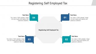 Registering self employed tax ppt powerpoint presentation icon cpb