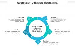 Regression analysis economics ppt powerpoint presentation icon clipart images cpb